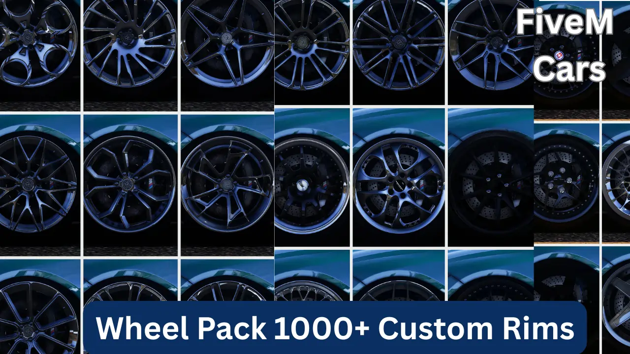 Enhance your FiveM server’s vehicle customization with the most diverse rim collection available. Download the Wheel Pack 1000+ Custom Rims Pack today and give your players endless styling options!