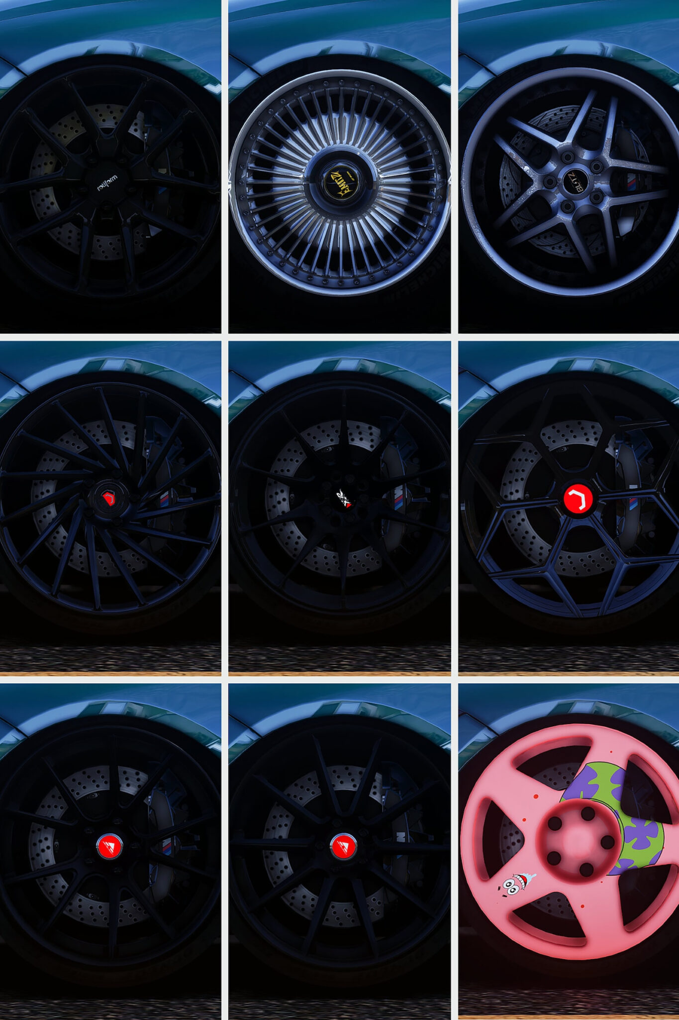 Wheel Pack 1000+ Custom Rims | FiveM Store