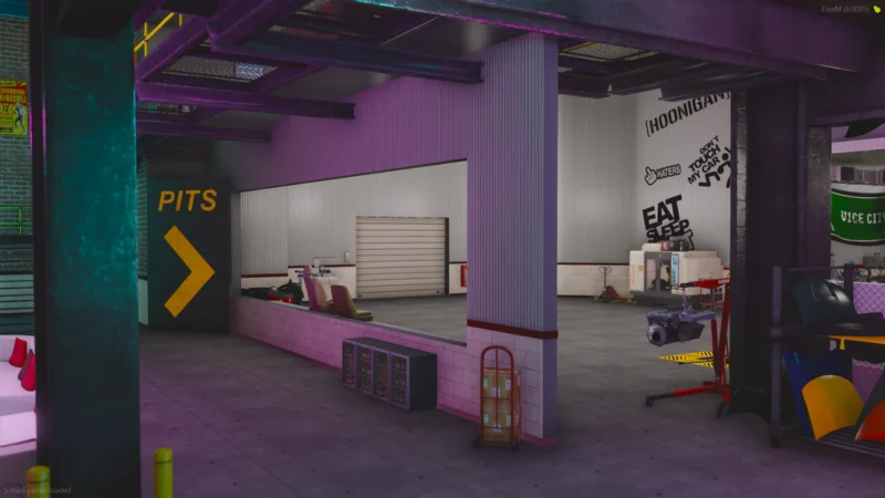 Speed Hunters Garage - MLO - Image 7