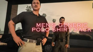 Elevate your FiveM gaming experience with the Men's Generic Polo Shirt Pack, a versatile and stylish clothing mod designed for GTA5 roleplay servers.