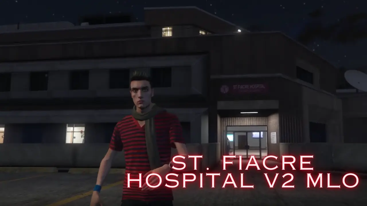 Experience immersive medical roleplay with the St. Fiacre Hospital MLO for FiveM. Featuring a fully detailed interior, functional ER, operating rooms, and EMS parking. Optimized for performance and realism.