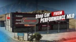 "Stop Car Performance MLO dyno machine testing vehicle performance for FiveM"