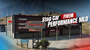"Stop Car Performance MLO dyno machine testing vehicle performance for FiveM"