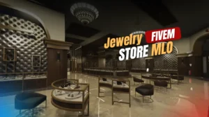 Download the Jewelry Store MLO for FiveM – luxury shop interior for GTA 5 RP servers. Perfect for robberies, heists, and immersive criminal roleplay.
