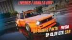 FiveM realistic hatchback BF Club CTX with tuning options