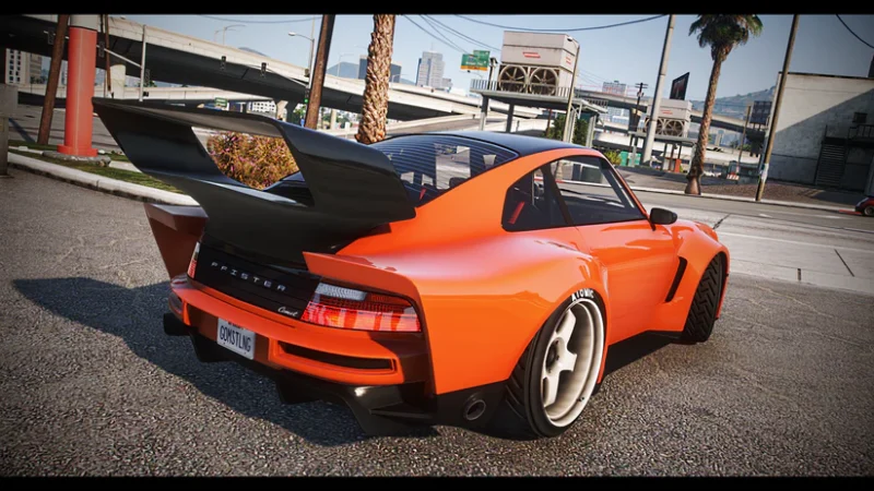 Pfister Comet Retro CTX FiveM custom sports car mod with 68 tuning parts