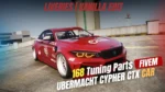 Übermacht Cypher CTX FiveM car mod with 168 tuning parts
