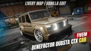 Benefactor Dubsta CTX FiveM SUV mod with addon sound