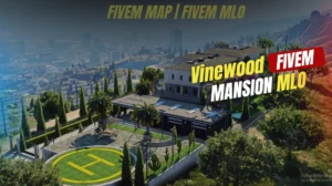 Mansion Vinewood MLO FiveM luxury house interior mod
