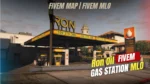 Ron Oil Gas Station MLO FiveM custom fuel station shop interior mod