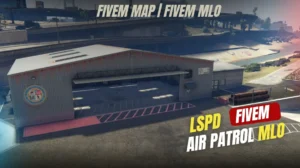 LSPD Air Patrol MLO FiveM custom police helicopter hangar interior mod
