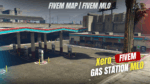 Xero Gas Station MLO FiveM custom fuel station shop interior mod