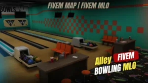 Bowling Alley MLO FiveM custom bowling interior RP map
