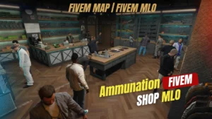 Ammu-Nation Shop MLO FiveM custom gun store RP interior