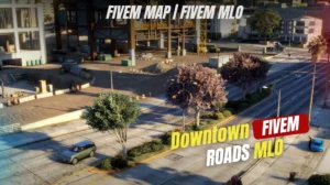 Downtown Roads Map FiveM enhanced city roads and urban mapping