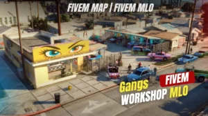Gangs Workshop MLO FiveM custom gang hideout RP workshop interior