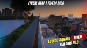 Legion Square Building MLO FiveM custom skyscraper and office RP interior