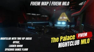 The Palace Nightclub MLO FiveM custom luxury club with DJ booth and VIP lounges