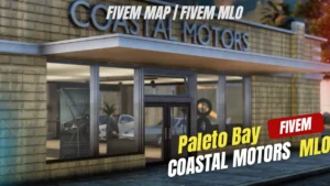Paleto Bay Dealership MLO FiveM custom car showroom and RP interior