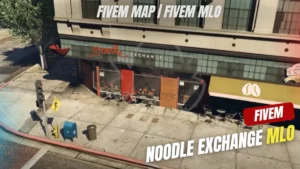 Noodle Exchange MLO FiveM Asian restaurant food RP interior