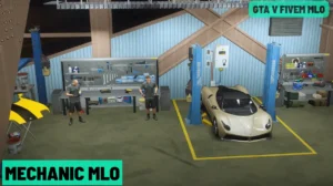 Mechanic MLO FiveM garage and repair shop RP interior