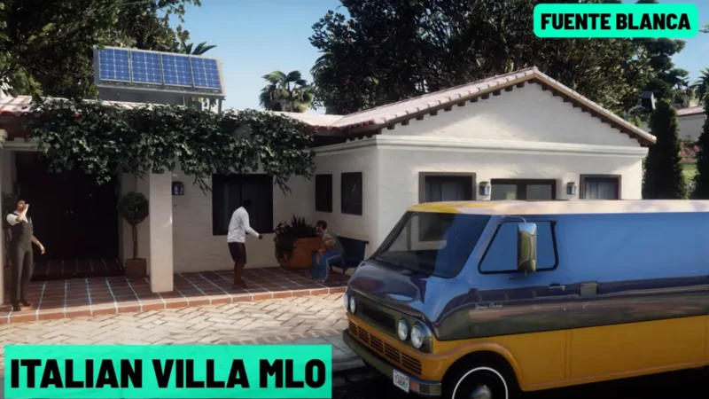 Italian Villa MLO FiveM luxury mansion interior RP