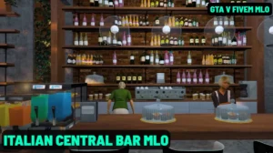 Italian Central Bar MLO FiveM luxury nightlife interior RP