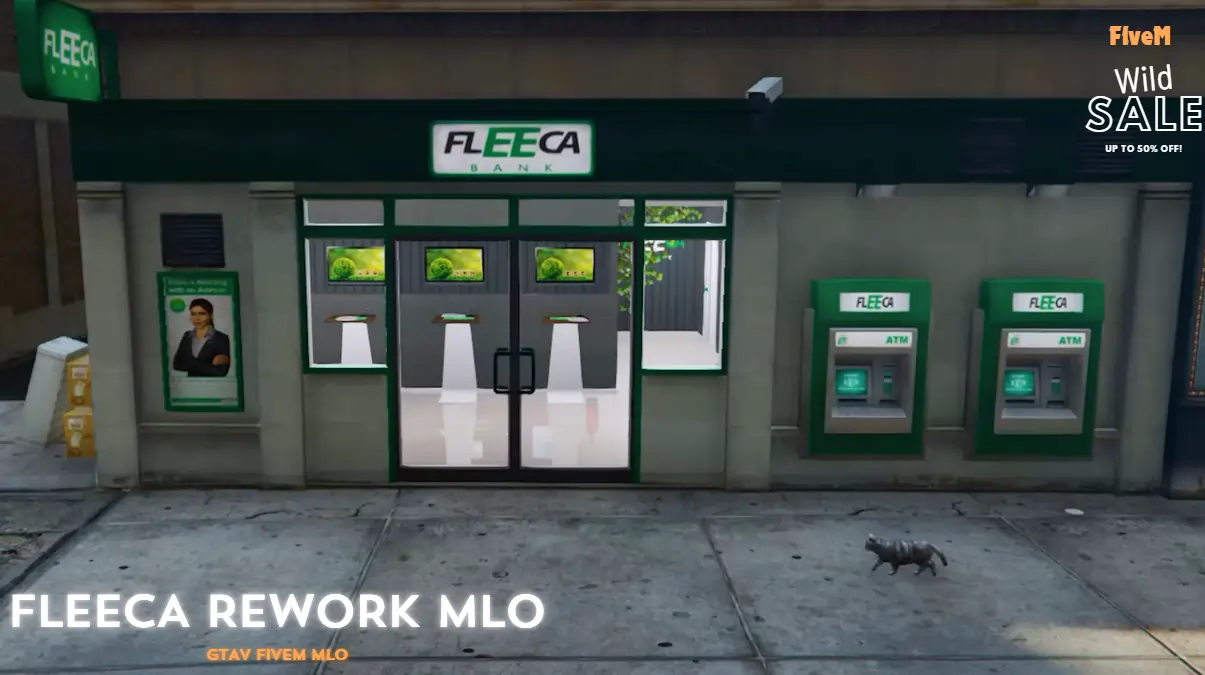 Fleeca Rework MLO FiveM realistic bank RP interior