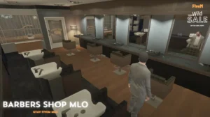 FiveM Barbers Shop MLO | Hair salon roleplay interior