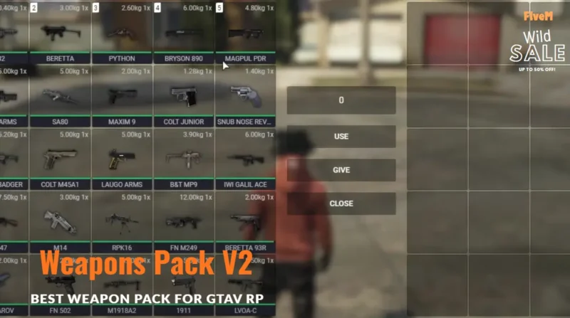 FiveM Weapons Pack V2 | Addon Guns & Firearms