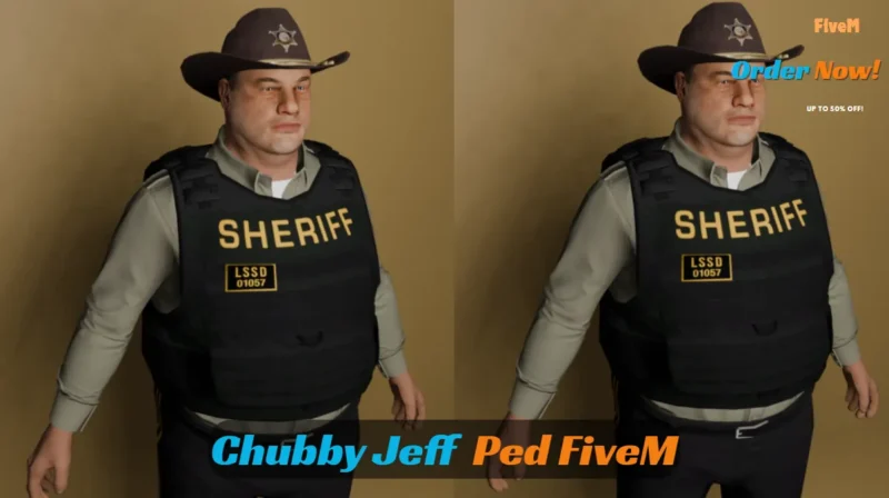 Chubby Jeff Ped FiveM | Funny Custom Addon Ped Character