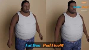 Fat Dee Ped FiveM | Funny Custom Addon Ped Character