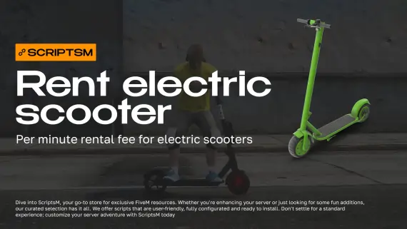 FiveM electric scooters script preview