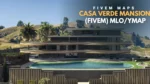 Casa Verde Mansion MLO for FiveM – luxury modern mansion interior and exterior.