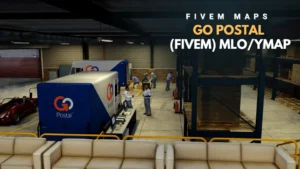 Go Postal MLO interior for FiveM with customer service counters