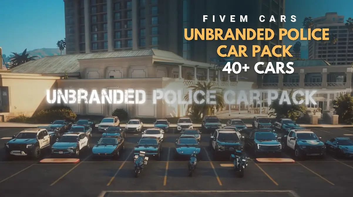 “Cinematic Unbranded Police Car Showcase FiveM”