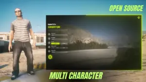 Multi Character system that allows players to create and manage multiple characters seamlessly